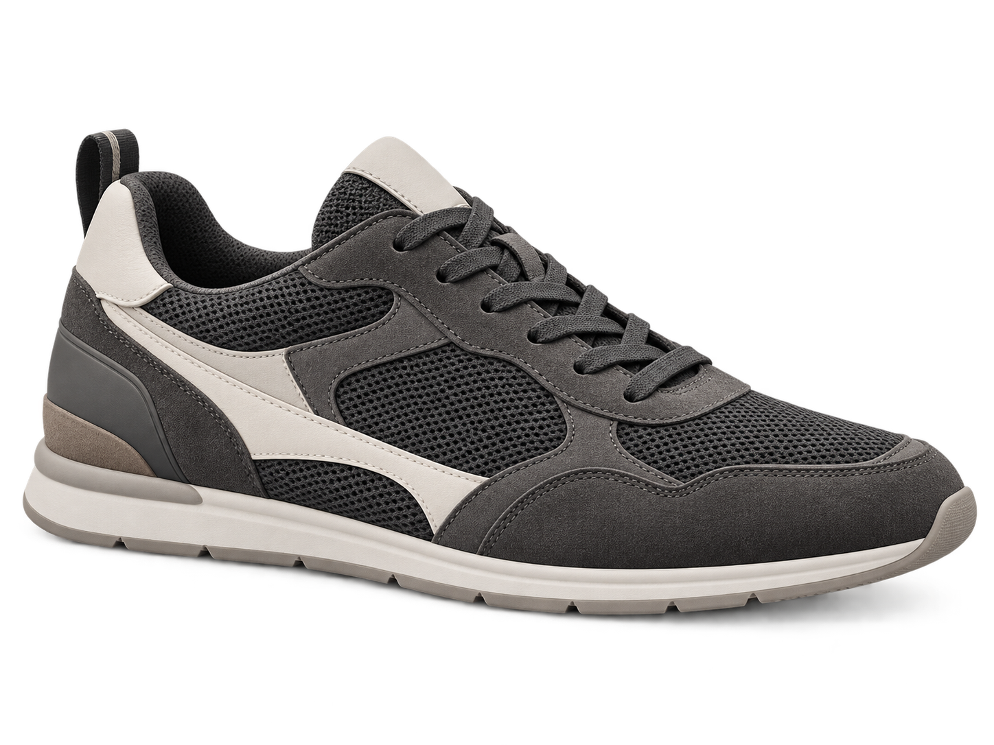 Ascent sneaker in a graphite running style colorway