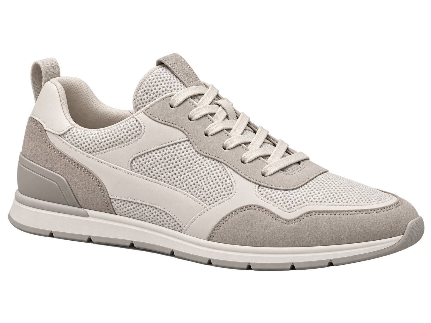 Ascent sneaker in a light grey and white colorway
